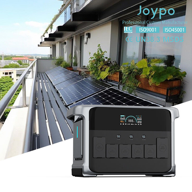 2400W ইউপিএস ব্যাকআপ পাওয়ার সিস্টেম 2kva 110V 220V সৌর জেনারেটর বাসস্থানীয় জন্য শান্ত