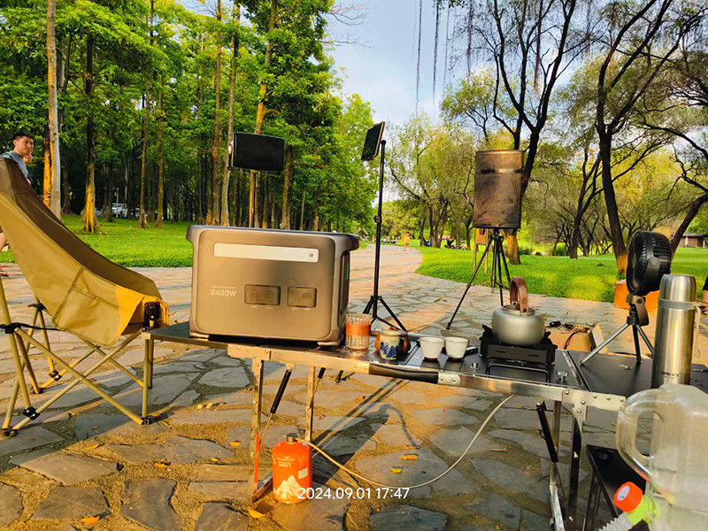 2400W ইউপিএস ব্যাকআপ পাওয়ার সিস্টেম 2kva 110V 220V সৌর জেনারেটর বাসস্থানীয় জন্য শান্ত